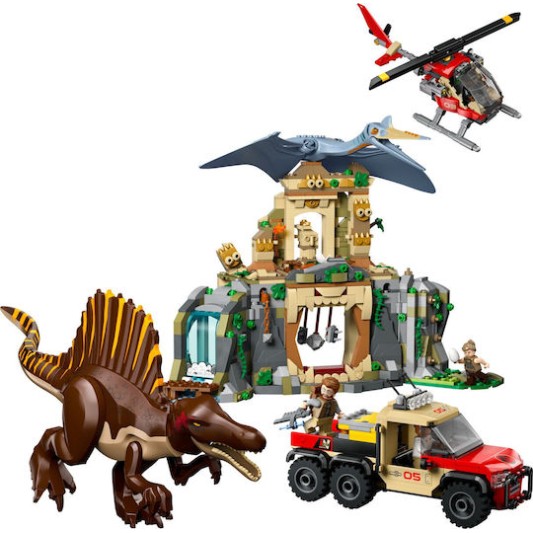Lego Jurassic World Spinosaurus & Quetzalcoatlus Air Mission για 8+ Ετών 984τμχ