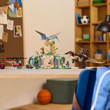 Lego Jurassic World Spinosaurus & Quetzalcoatlus Air Mission για 8+ Ετών 984τμχ