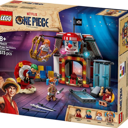 Lego Τουβλάκια One Piece - Buggy the Clown's Circus Tent για 8+ Ετών 573τμχ