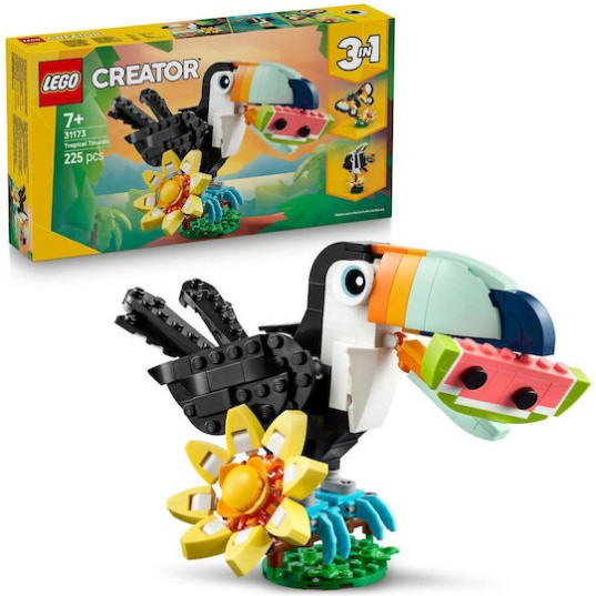 Lego Creator Wild Animals: Tropical Toucan για 7+ Ετών 225τμχ