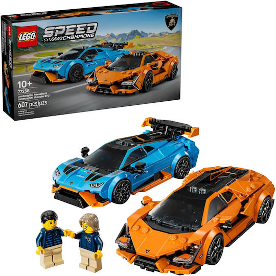 Lego Speed Champions Lamborghini Revuelto & Huracan για 10+ Ετών 607τμχ