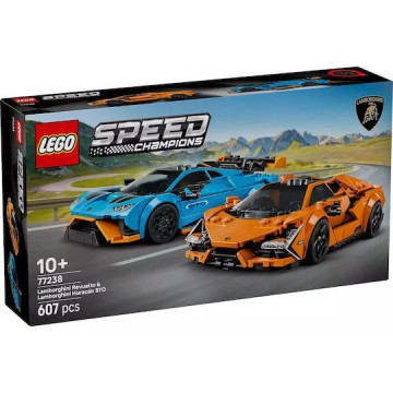 Lego Speed Champions Lamborghini Revuelto & Huracan για 10+ Ετών 607τμχ