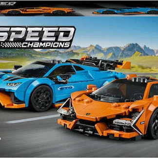 Lego Speed Champions Lamborghini Revuelto & Huracan για 10+ Ετών 607τμχ