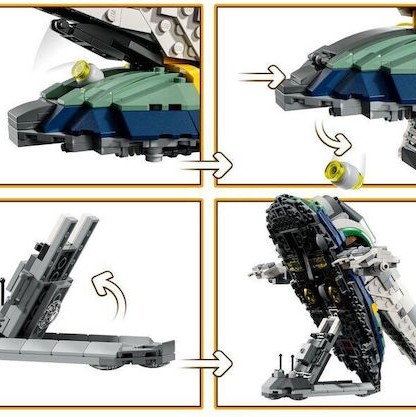 Lego Star Wars Jango Fett's Starship για 9+ Ετών 707τμχ