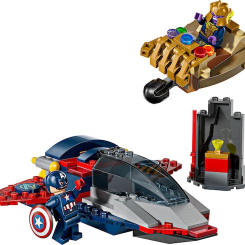 Lego Super Heroes Captain America για 4+ Ετών 107τμχ