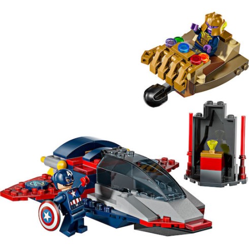 Lego Super Heroes Captain America για 4+ Ετών 107τμχ