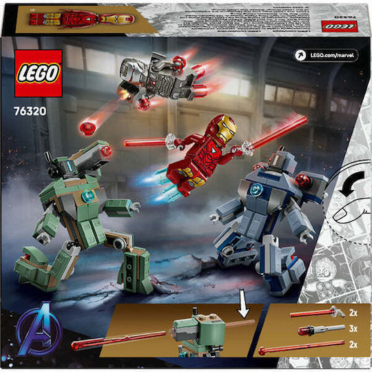 Lego Super Heroes Iron Man & War Machine για 7+ Ετών 204τμχ