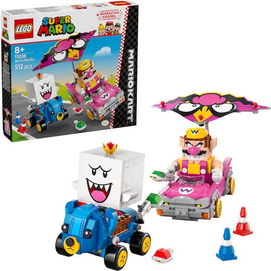 Lego Super Mario Mario Kart – Wario & King Boo για 8+ Ετών 512τμχ