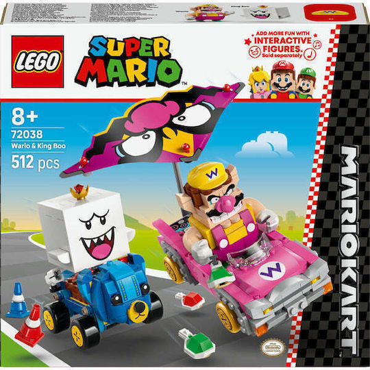 Lego Super Mario Mario Kart – Wario & King Boo για 8+ Ετών 512τμχ
