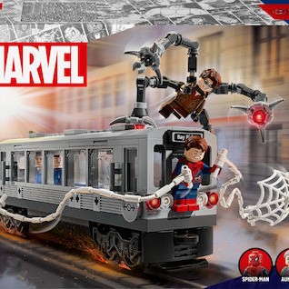 Lego Super Heroes Spiderman vs Doc Ock Subway Train Scene για 9+ Ετών 393τμχ