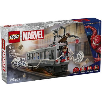 Lego Super Heroes Spiderman vs Doc Ock Subway Train Scene για 9+ Ετών 393τμχ