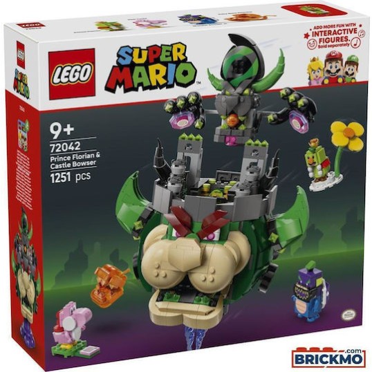 Lego Super Mario Prince Florian & Castle Bowser για 9+ Ετών 1251τμχ