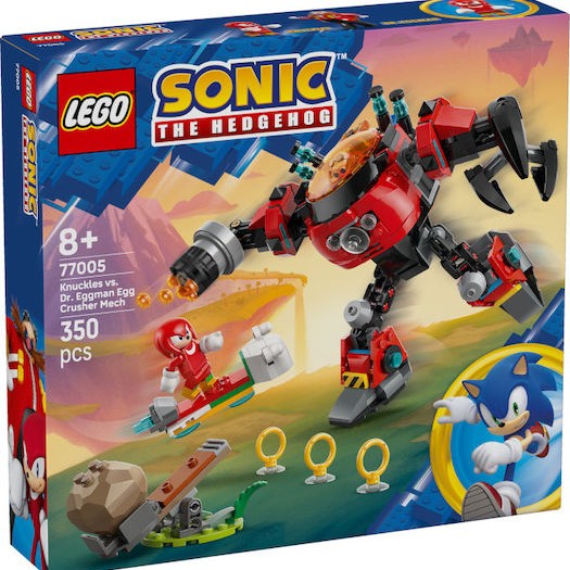 Lego Τουβλάκια Sonic Knuckles vs Dr. Eggman Egg Crusher Mech για 8+ Ετών 350τμχ
