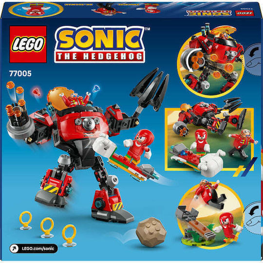 Lego Τουβλάκια Sonic Knuckles vs Dr. Eggman Egg Crusher Mech για 8+ Ετών 350τμχ