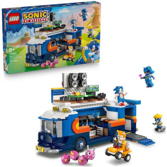 Lego Τουβλάκια Sonic Command Truck για 8+ Ετών 747τμχ