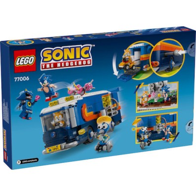 Lego Τουβλάκια Sonic Command Truck για 8+ Ετών 747τμχ
