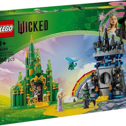 Lego Wicked Emerald City and Kiamo Ko Castle για 9+ Ετών 860τμχ