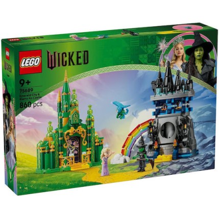 Lego Wicked Emerald City and Kiamo Ko Castle για 9+ Ετών 860τμχ