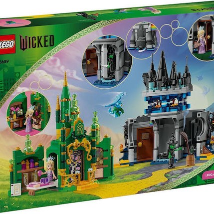 Lego Wicked Emerald City and Kiamo Ko Castle για 9+ Ετών 860τμχ