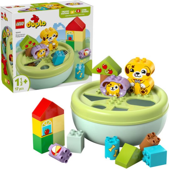 Lego Duplo Shape Sorter: Puppy House για 1.5+ Ετών 17τμχ