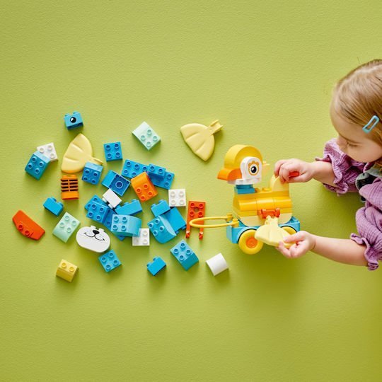 Lego Duplo 3in1 Animals on Wheels για 2+ Ετών 58τμχ