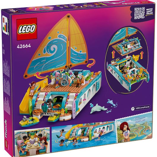 Lego Friends Travel Boat Adventure για 8+ Ετών 685τμχ