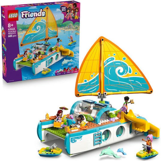 Lego Friends Travel Boat Adventure για 8+ Ετών 685τμχ