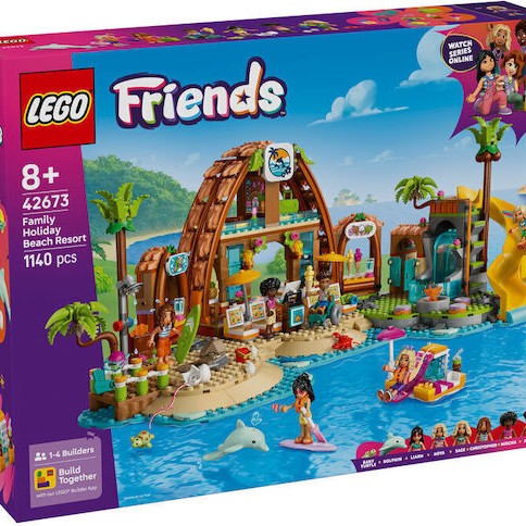 Lego Friends Family Vacation Beach Resort για 8+ Ετών 1140τμχ