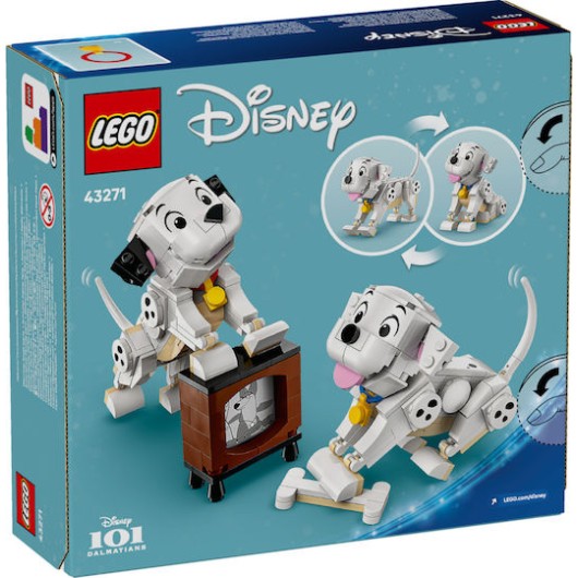 Lego │ Disney 43271 Κουτάβια Λάκι & Πένι 101 Σκυλιά Δαλματίας