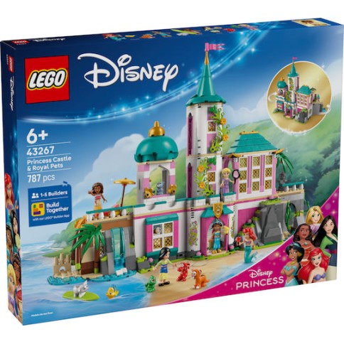 Lego Disney Princess Castle & Royal Pets για 6+ Ετών 787τμχ