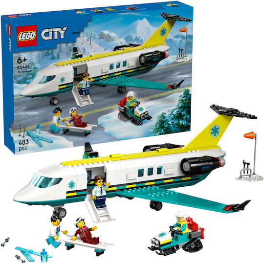 Lego City Emergency Air Ambulance Airplane για 6+ Ετών 403τμχ
