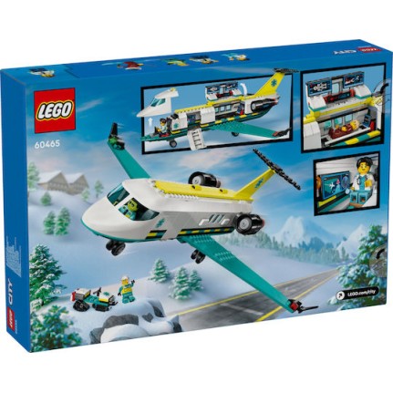 Lego City Emergency Air Ambulance Airplane για 6+ Ετών 403τμχ