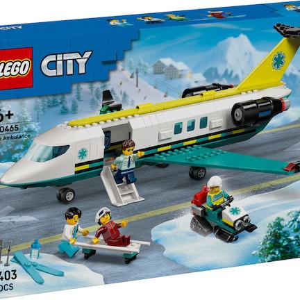 Lego City Emergency Air Ambulance Airplane για 6+ Ετών 403τμχ