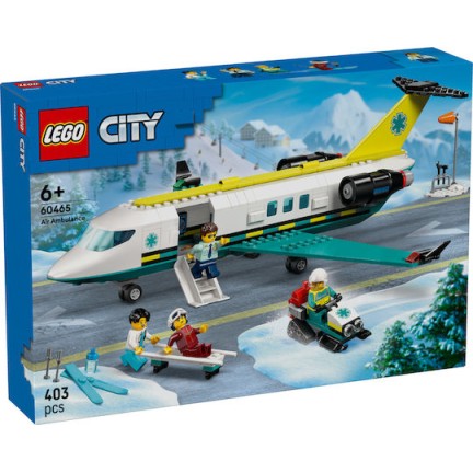 Lego City Emergency Air Ambulance Airplane για 6+ Ετών 403τμχ