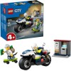 Lego City Police Motorcycle Chase για 4+ Ετών 65τμχ