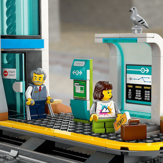 Lego City Central Train Station για 7+ Ετών 752τμχ