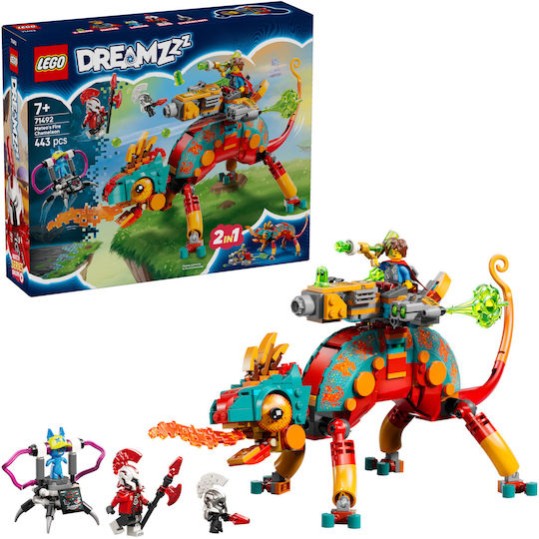 Lego DREAMZzz Mateo's Fire Chameleon για 7+ Ετών 443τμχ