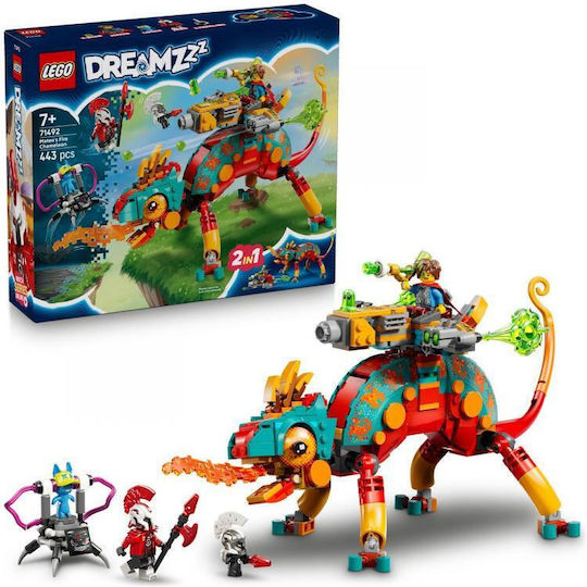 Lego DREAMZzz Mateo's Fire Chameleon για 7+ Ετών 443τμχ