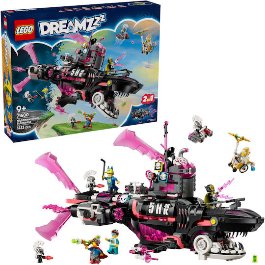 Lego DREAMZzz Nightmare Shark Submarine για 9+ Ετών 1413τμχ