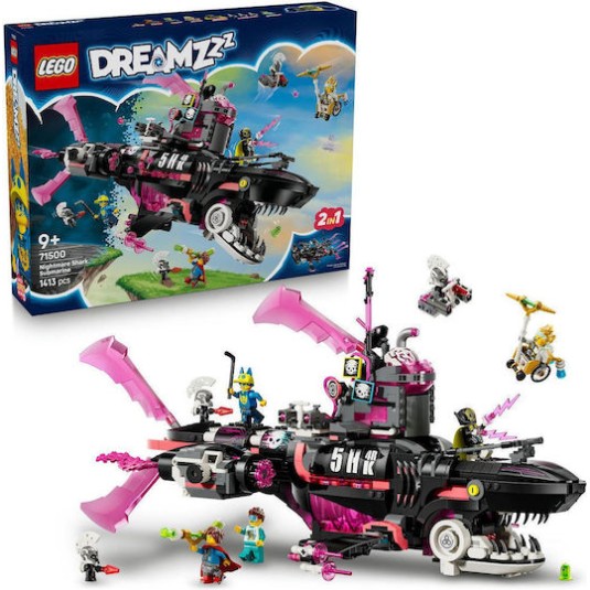 Lego DREAMZzz Nightmare Shark Submarine για 9+ Ετών 1413τμχ