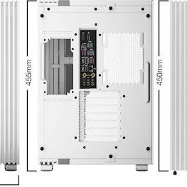 Be Quiet Light Base 600 DX Gaming Midi Tower Κουτί Υπολογιστή με Πλαϊνό Παράθυρο και RGB Φωτισμό Λευκό