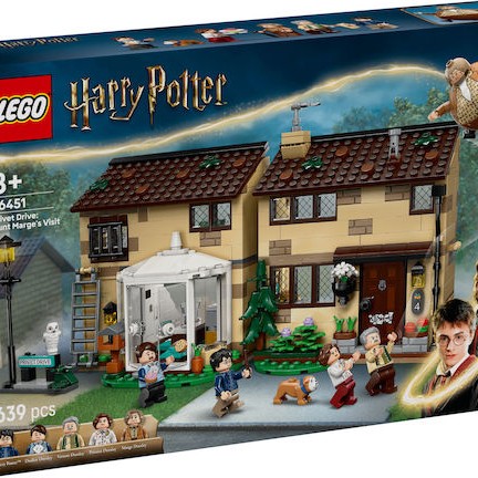 Lego Harry Potter Privet Drive: Aunt Marge's Visit για 8+ Ετών 639τμχ