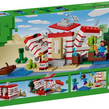 Lego Minecraft The TNT Jungle House για 8+ Ετών 287τμχ