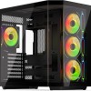 Krux Empero Gaming Midi Tower Κουτί Υπολογιστή με Πλαϊνό Παράθυρο και ARGB Φωτισμό Μαύρο