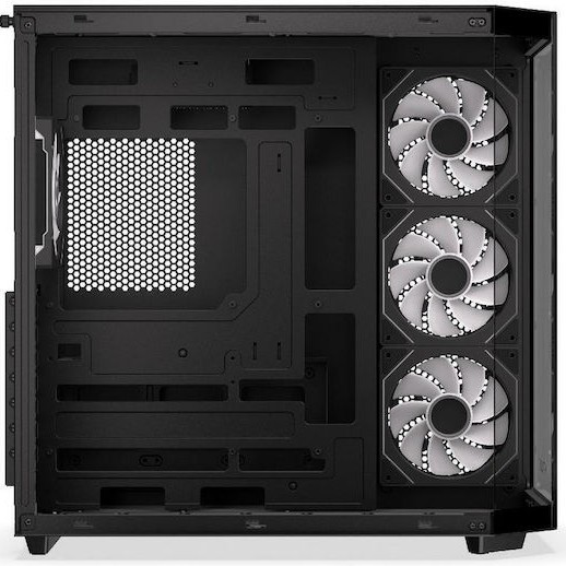 Krux Empero Gaming Midi Tower Κουτί Υπολογιστή με Πλαϊνό Παράθυρο και ARGB Φωτισμό Μαύρο