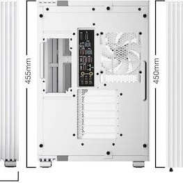 Be Quiet Light Base 600 LX Gaming Midi Tower Κουτί Υπολογιστή με Πλαϊνό Παράθυρο και RGB Φωτισμό Λευκό