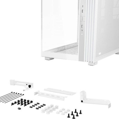 Be Quiet Light Base 600 LX Gaming Midi Tower Κουτί Υπολογιστή με Πλαϊνό Παράθυρο και RGB Φωτισμό Λευκό