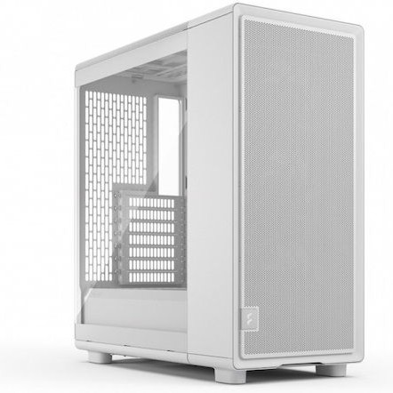 Fractal Design Epoch Midi Tower Κουτί Υπολογιστή με Πλαϊνό Παράθυρο White TG Clear