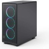 Fractal Design Epoch Midi Tower Κουτί Υπολογιστή με Πλαϊνό Παράθυρο Black TG RGB Light