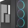 Fractal Design Epoch Midi Tower Κουτί Υπολογιστή με Πλαϊνό Παράθυρο Black TG RGB Light
